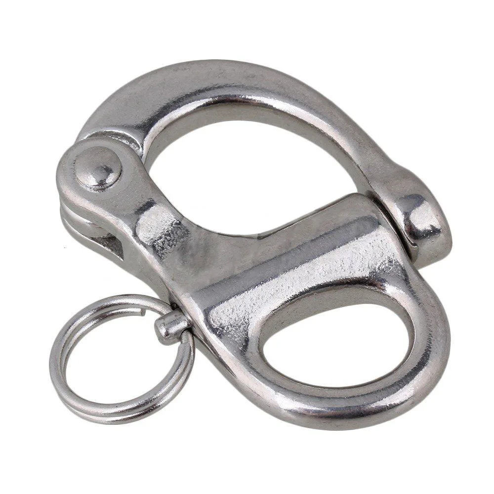 Фиксированная анкерная Скоба из нержавеющей стали 304 50 мм серебряная Зажимная