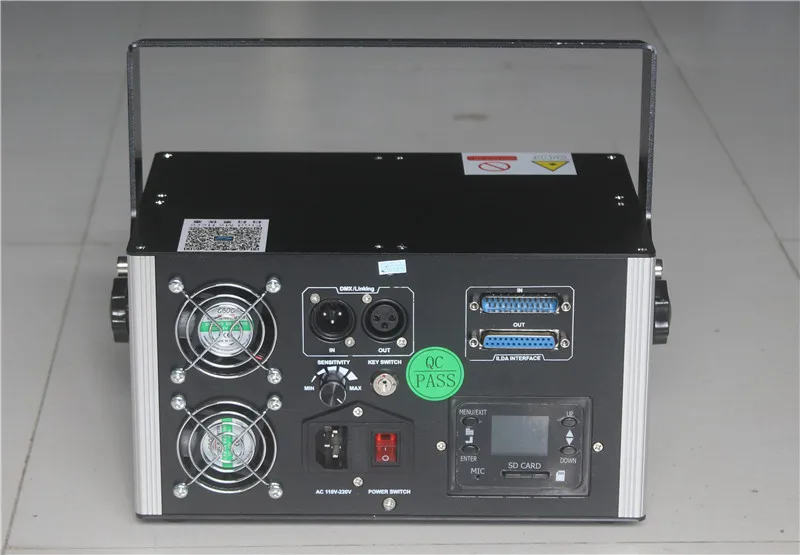 2 5 W sd карта Одиночный Зеленый диско лазерный свет 30kpps сканер система этап с dmx