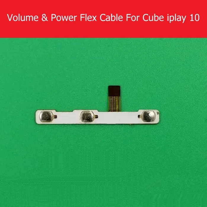 

Оригинальный гибкий кабель питания и громкости для Cube iplay 10 U83 переключатель питания вверх/вниз и кнопка регулировки громкости Замена ленты ...