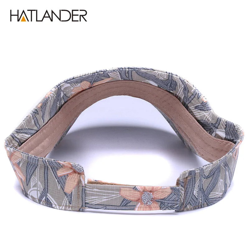 Шляпа от солнца HATLANDER женская летняя пляжная спортивная шапка с цветочным