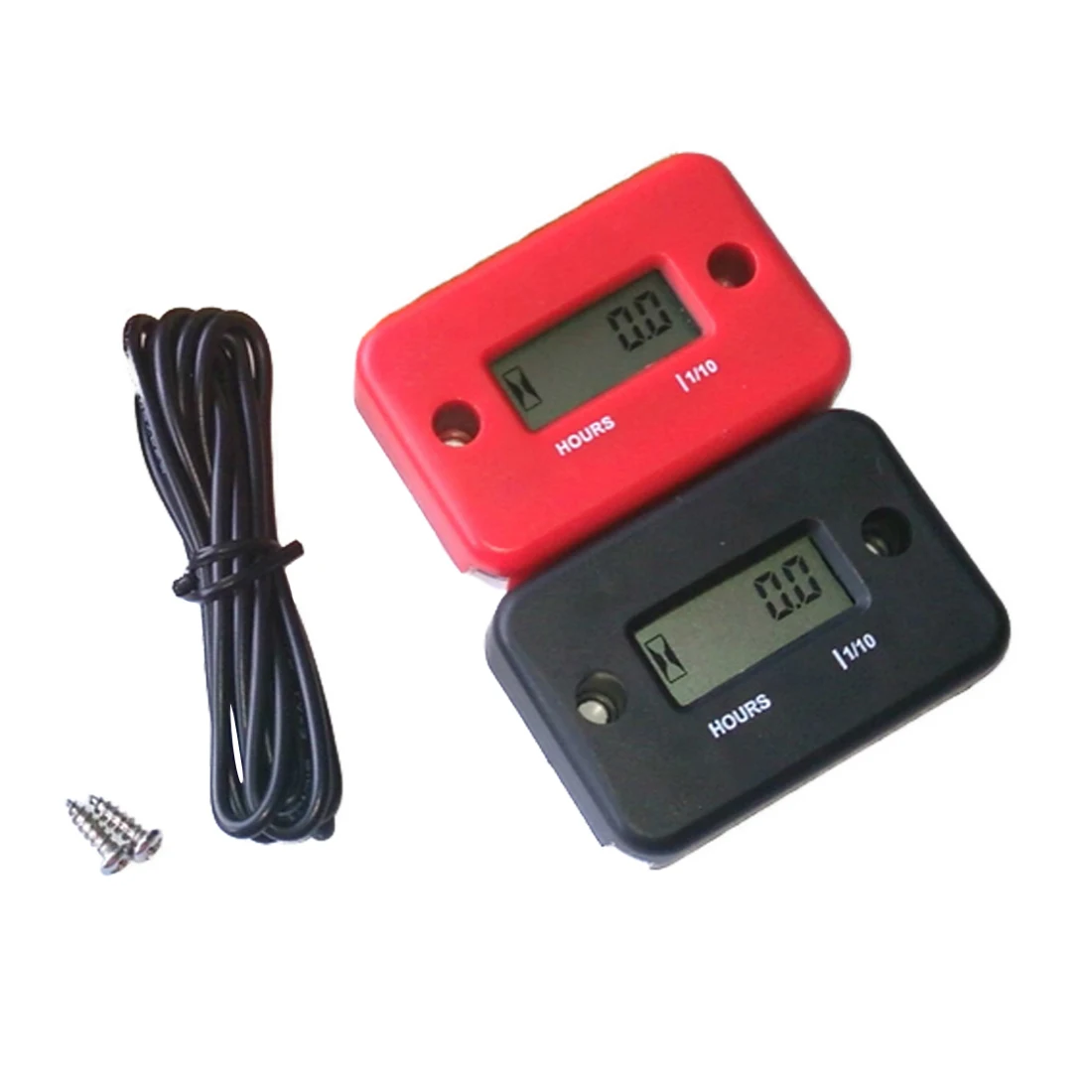 

Цифровой счетчик часов двигателя, индуктивный водонепроницаемый ЖК-дисплей, песочные часы для мотоцикла, внедорожника, морского квадроцик...