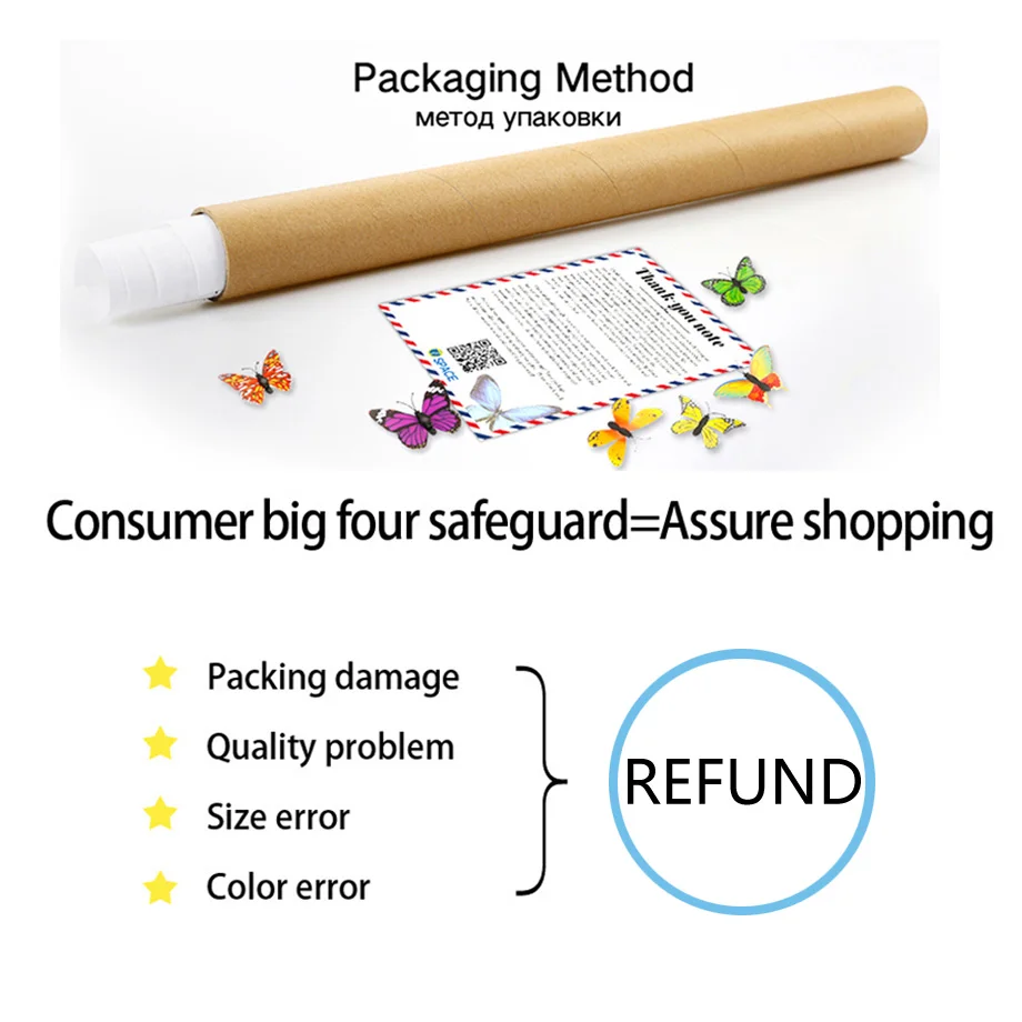 Мультяшный Кот воздушный шар бабочка настенная печать Картина на холсте