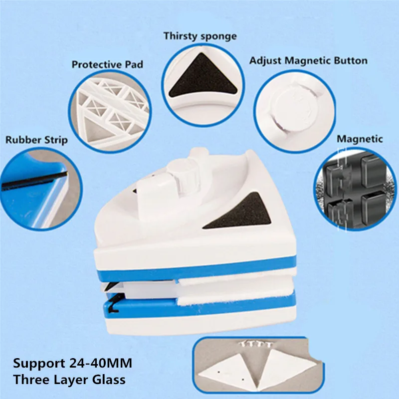 Супер магнитные щетки стеклоочистителя для окон щетка мытья на большой высоте