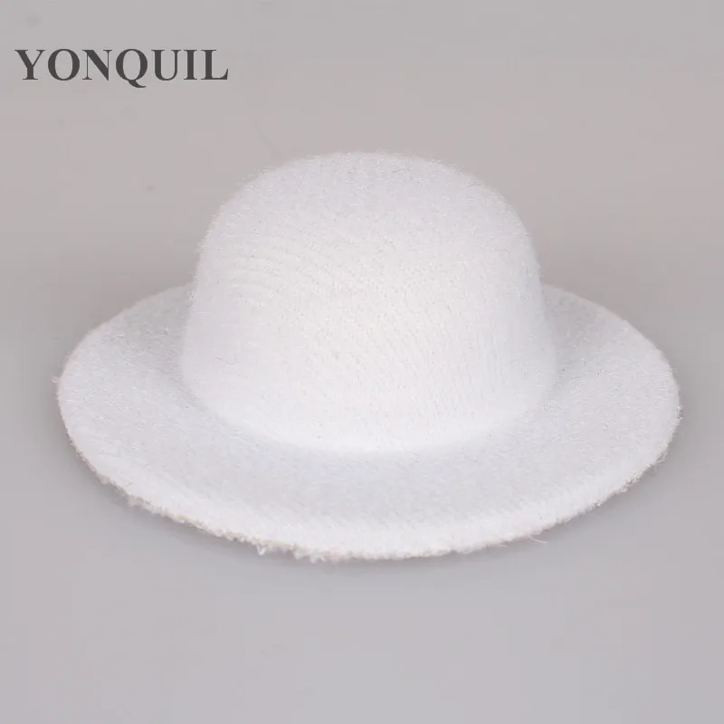 7 см Мини Топ шляпа милая девочка chapeau головной убор DIY аксессуары для волос bowler вечерние события очарование база детская прическа многоцветный