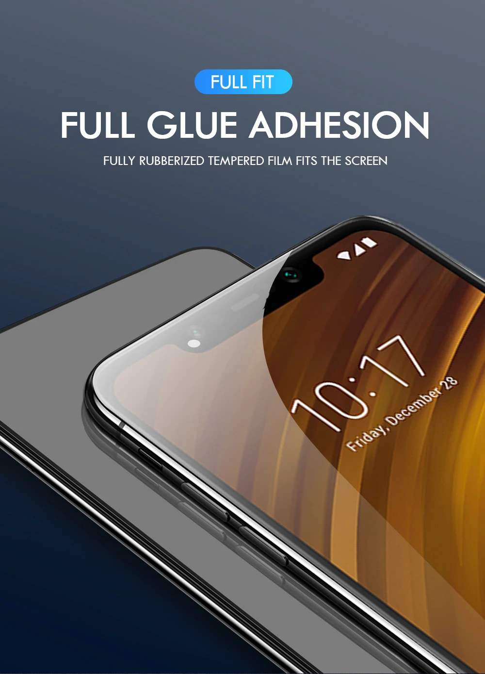 2 шт. 2.5D защитное стекло для Pocophone F1 протектор экрана для Xiaomi Mi 8 A2 Lite Mi8 Redmi Note 6 PRO Poco f1 закаленное стекло