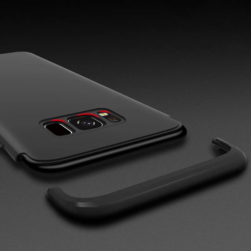 Чехол GKK S8, жесткий двойной Dip 360, полная защита, жесткий матовый чехол для samsung Galaxy S7 Edge, чехол S7edge S8 Plus, чехол