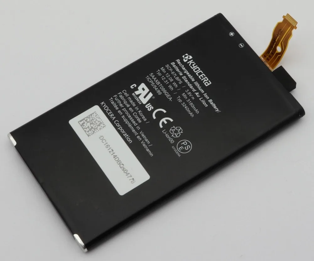 Для 5 дюймового Kyocera DuraForce Pro E6820 E6810 аккумулятор из натуральной SCP 67LBPS 3240 мАч новый +
