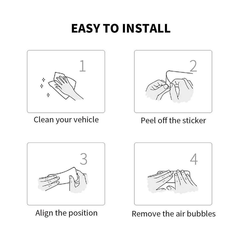 Наклейка на дверь автомобиля Tesla Model 3 8 шт./лот|Наклейки автомобиль| |