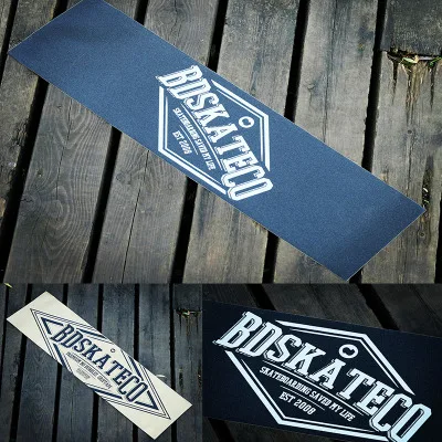 Синий Скейтборд griptape длинная доска ручка лента 83x23 см 125x25 см - Цвет: Синий