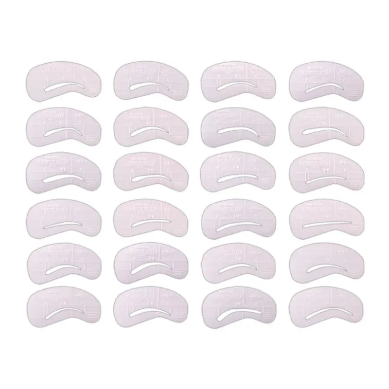 Bittb 24 стиля трафаретов для бровей магический шаблон набор ухода за бровями