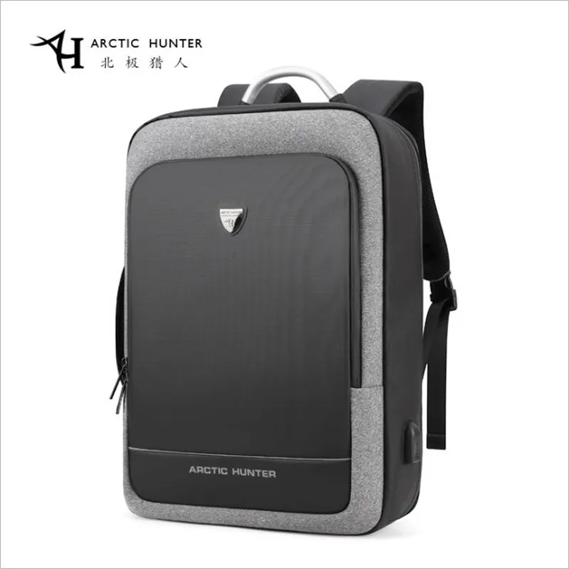 ArcticHunter водонепроницаемый нейлоновый рюкзак мужской ноутбук телефон с зарядным