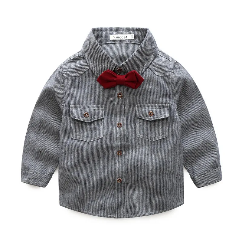 Kimocat Child Infant Kids Spring Autumn Clothes Set Long Sleeve+Pants Birthday Party Wedding Suit Baby Boy Outfits | Детская одежда и