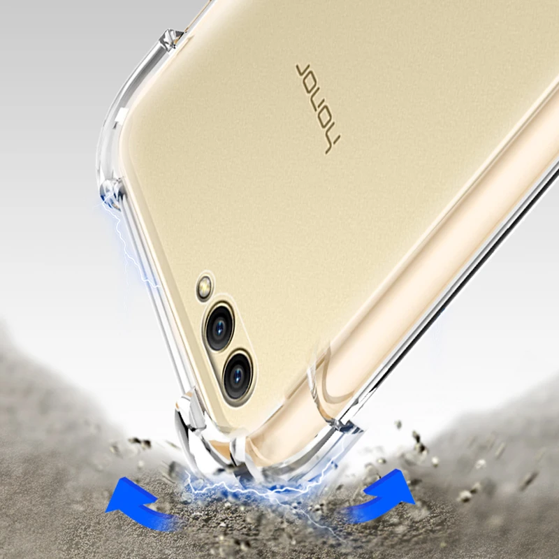 YUETUO ударопрочный прозрачный чехол на заднюю панель телефона для huawei honor v10 view 10