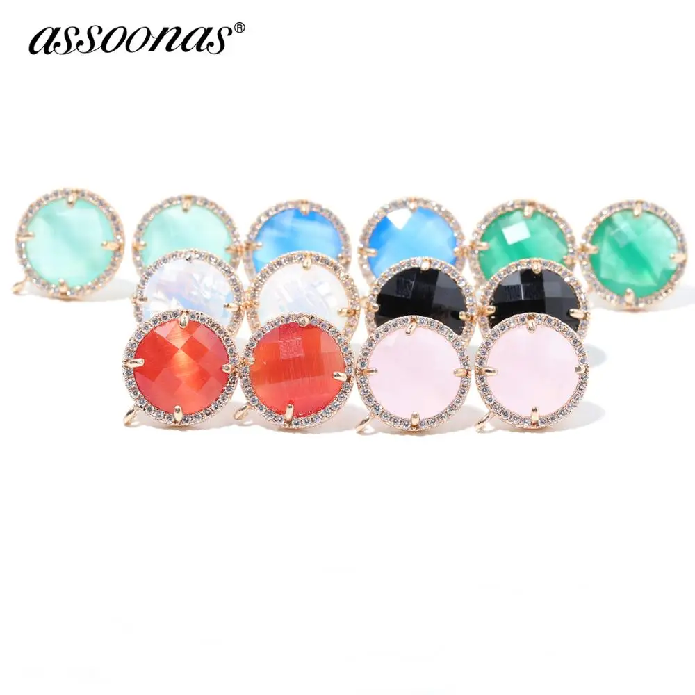 Аксессуары для ювелирных изделий assoonas M329 фурнитура детали аксессуаров кристаллы