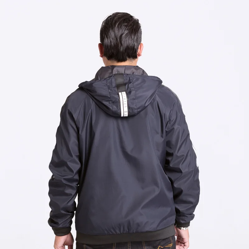8XL 7XL 6XL Plus Size Men's Classic Hooded Bomber Jacket Spring Fashion Parka Coats Men Waterproof Windbreaker Army Jaqueta JK86 | Мужская