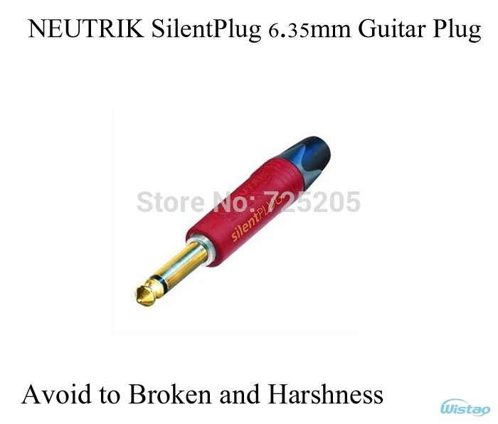 SilentPlug 6 35 мм Гитара вилка NP2X-AU-SILENT NEUTRIK Швейцария литье под давлением корпус