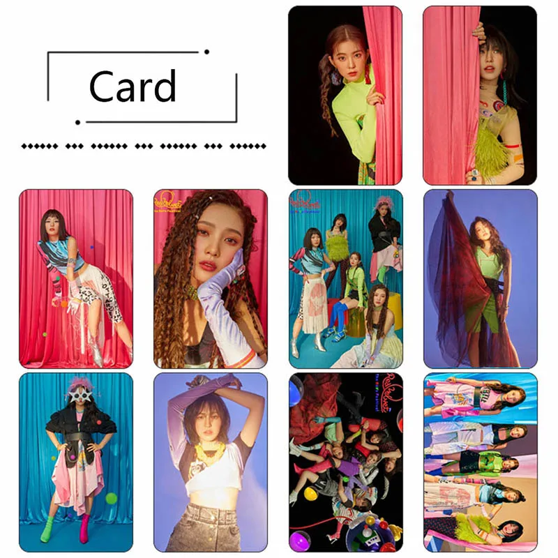 6285 -10pcs 10/30 шт./компл. KPOP красного цвета с флисовой подкладкой для девочек, альбом 'zimzalabim' HD фото карты ПВХ карты самодельные ЛОМО карта Фотокарта - Цвет: 6285 -10pcs