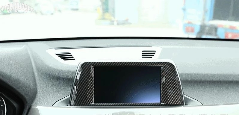 ABS хром или углеродное волокно стиль для BMW X1 F48 2016-18 аксессуары автомобиля GPS DVR