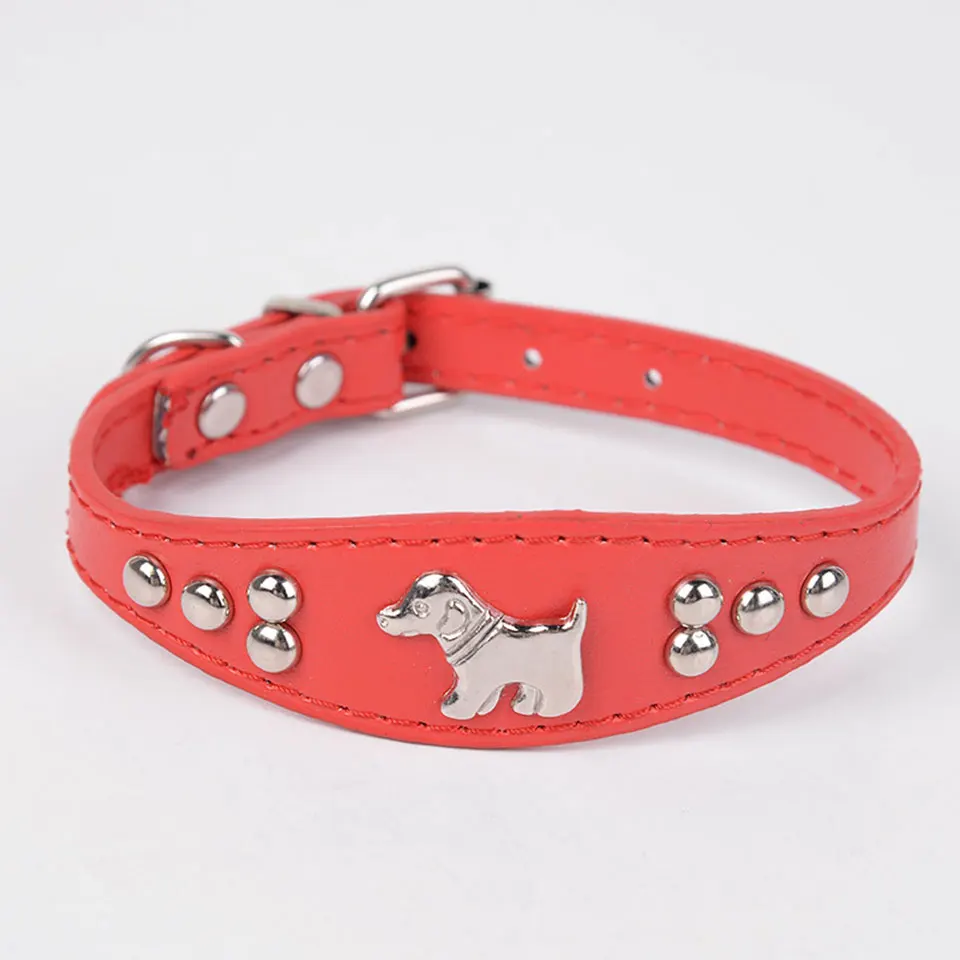 Petcircle собаку ошейниками домашних собак кожа для маленький большой собаки поводки
