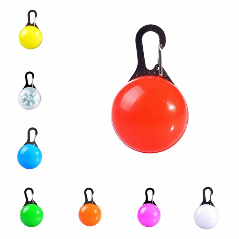 Pet LED pendant flashlight glow night safety dog anti-lost luminous bright decorative collar pet supplies | Дом и сад