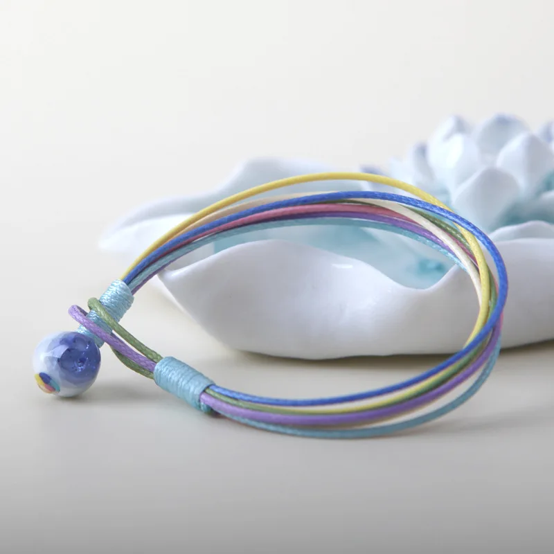 SUPIN Мода Романтический ручной работы цвет керамика многослойный браслет для