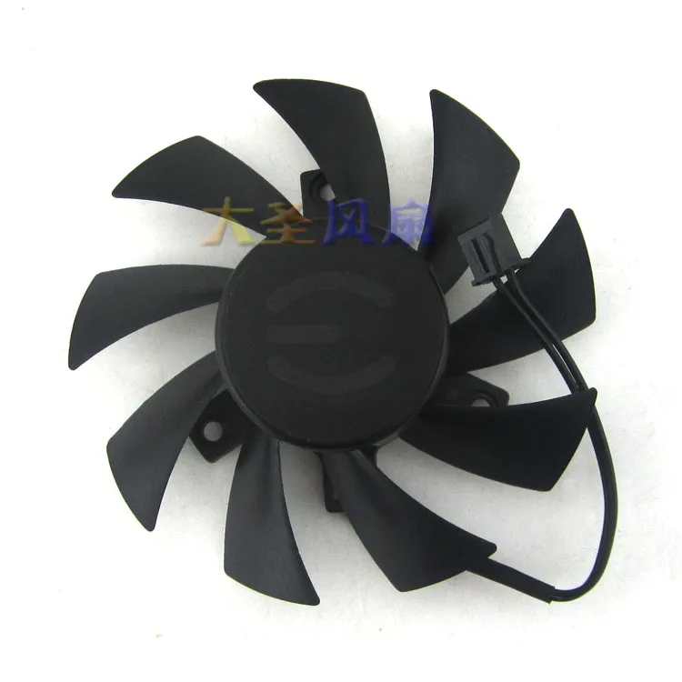 Оригинальный охлаждающий вентилятор для видеокарты EVGA GeForce GTX650 GTX650Ti GT740 пластина