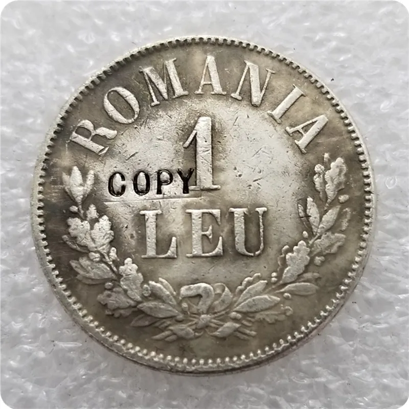 Румыния 1 лей 1876 копия памятных монет Реплика медаль коллекционные
