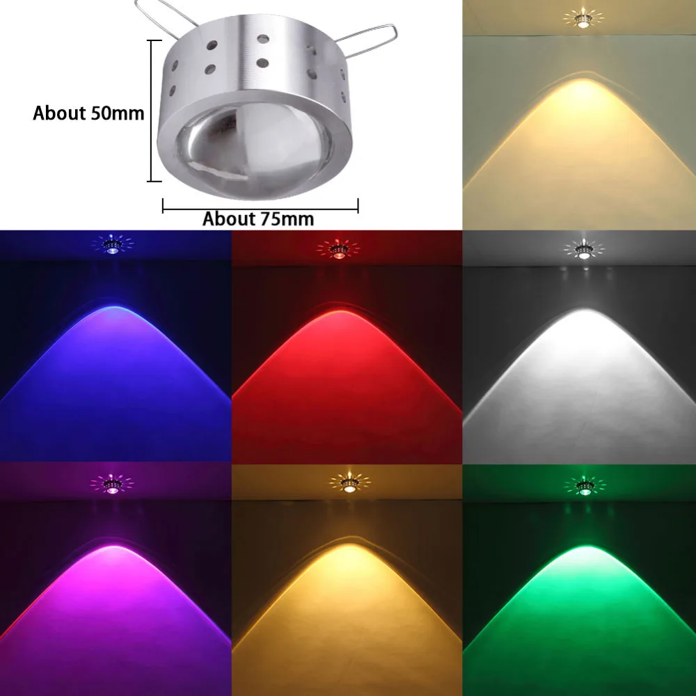 RGB Led настенный светильник 3 Вт современный круглый светильник для лестниц, светильник для гостиной, спальни, внутреннего освещения, для дома, прихожей, лофт 110 В, 220 В