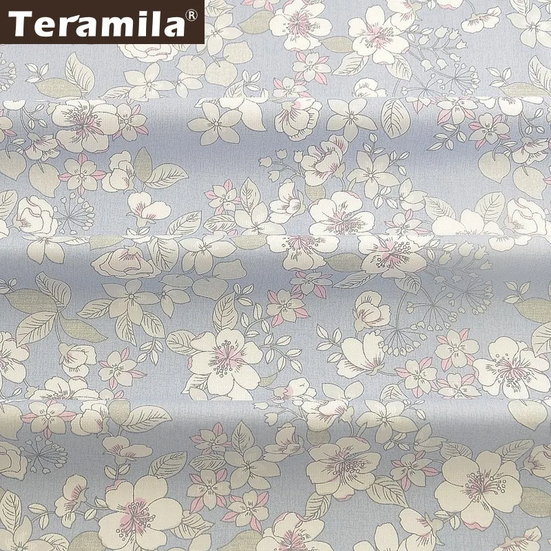 Teramila 100% хлопчатобумажная ткань с цветами из Анкары сделай сам лоскутное платье