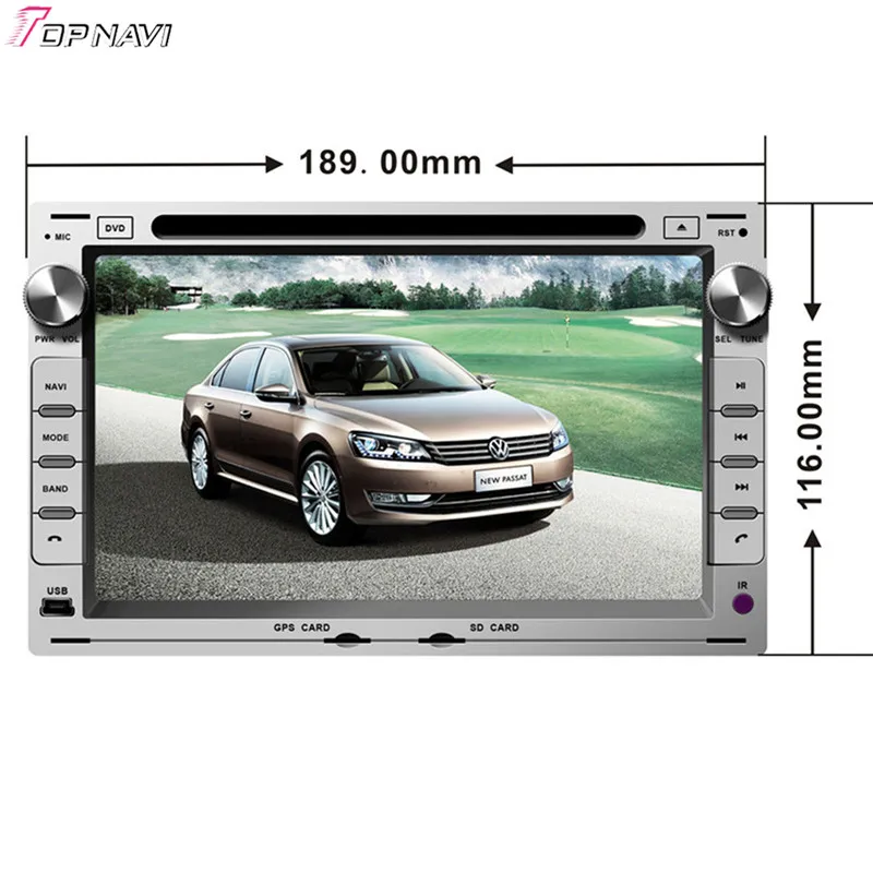 Topnavi 7 ''четырехъядерный Android 6 0 Автомобильный DVD-плеер для VW /MK5/JETTA/BORA/POLO/MK3/MK4/GOLF