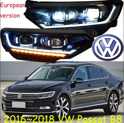 2pcs per set 2 шт. автомобильный Стайлинг для Passat B8 фар~ Magotan фары DRL HID фара ангельский глаз биксеноновые фары аксессуары - Цвет: 2pcs per set