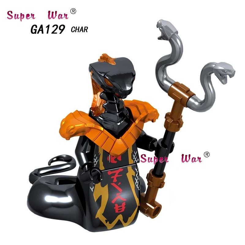 GA129 Одна модель строительных блоков Char Snake Archer Акита меч Vex Ice Emperor игрушки для детей - Цвет: GA129