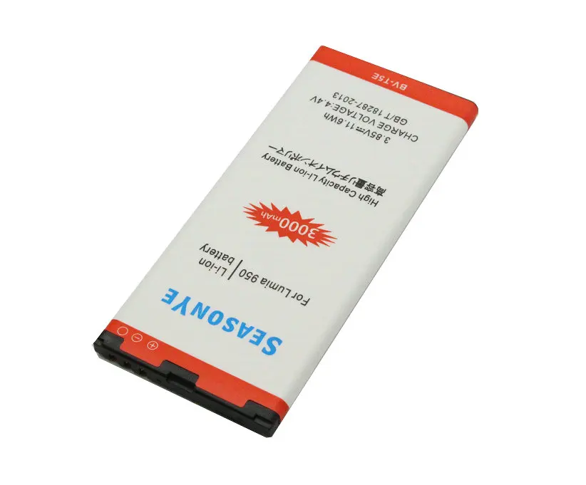 Seasonye 3000 мАч/11.6Wh BV T5E / BVT5E Замена Батарея для Nokia Microsoft Lumia 950 RM 1106 1104 110 МПЮП|battery