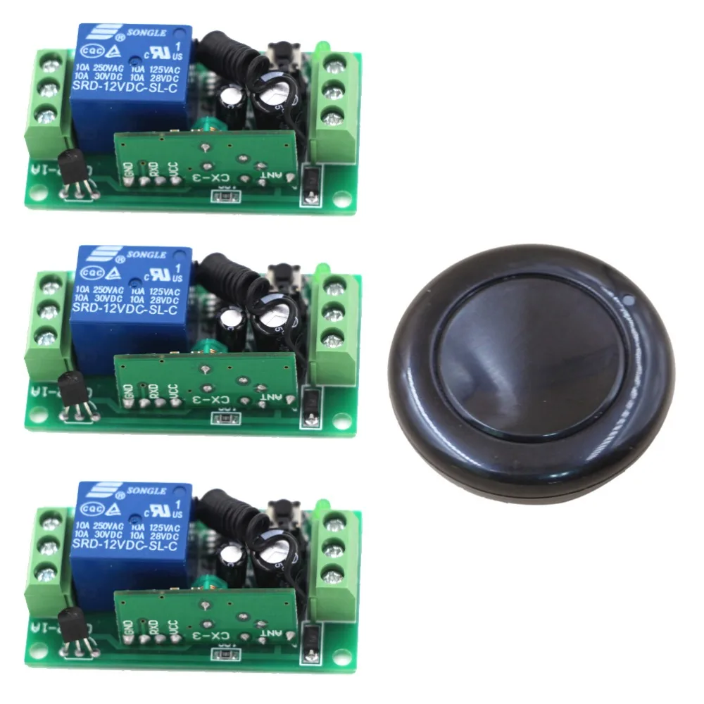 Новый дизайн безопасности 1CH Канал Беспроводной RF пульт дистанционного