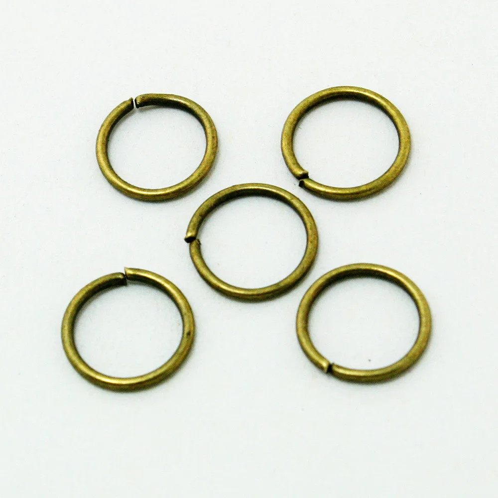 

0.9x9MM Approx 350PCS/LOT Antique bronze Plated open jump ring for Vintage Charms & Pendants Connect