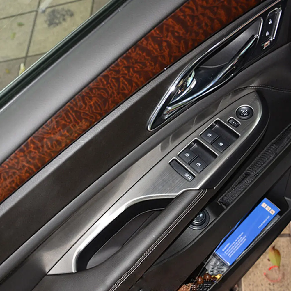 Внутренняя дверь подлокотник переключатель окна Кнопка Крышка отделка для Cadillac
