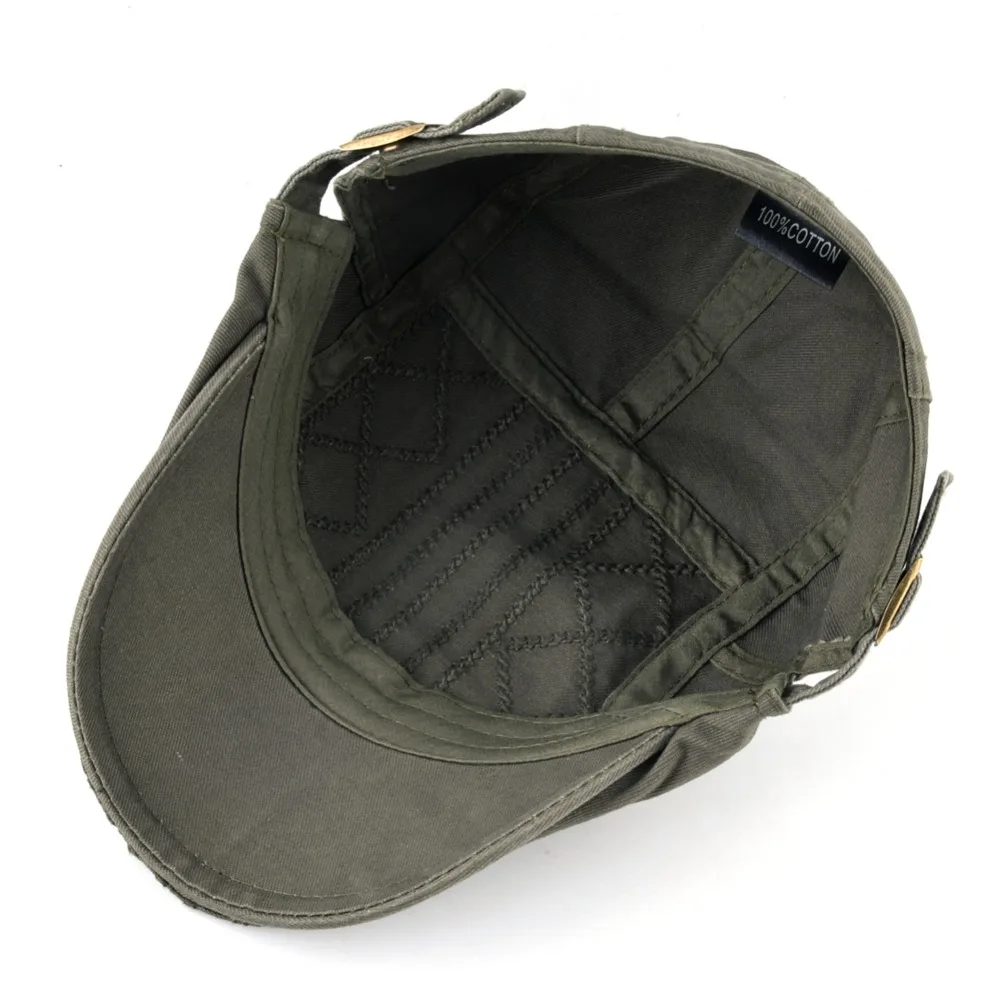 beret men's cotton Formen Adjustable newsboy cap with a pointed toe Women's vintage berets hat winter | Аксессуары для