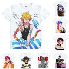 Рубашка Coolprint с принтом аниме, футболки с коротким рукавом и мотивом Хаджима сугору Кенсиро йозакура для косплея хентай