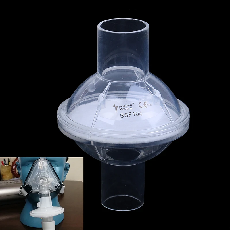 1 шт одноразовые CPAP бактериально-вирусный фильтр для дыхательная маска трубка