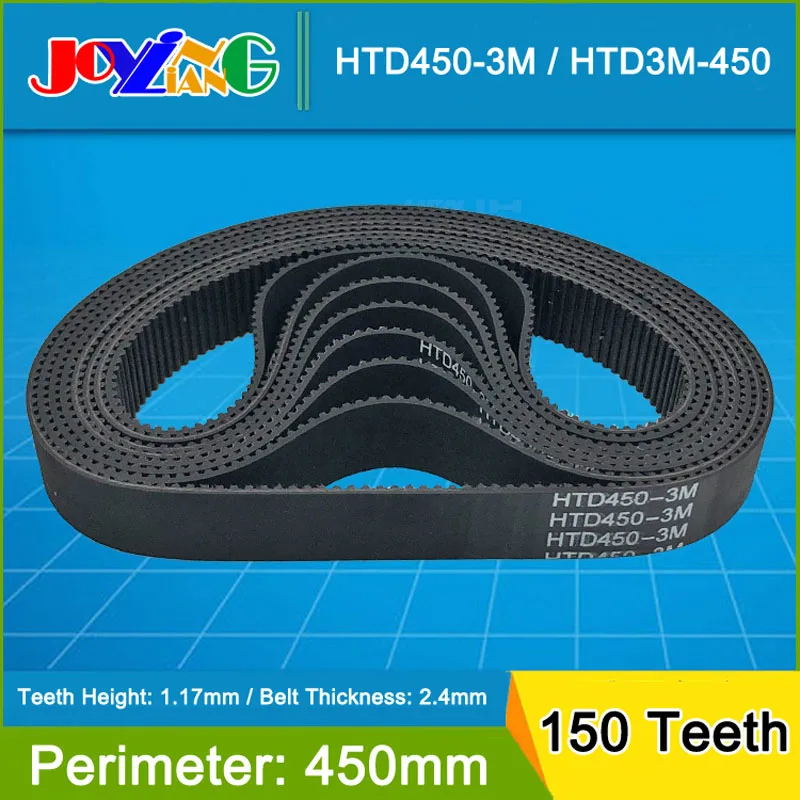 

Резиновый синхронизированный ремень 450 мм, ремень ГРМ с круглым зубьем 150 зубьев