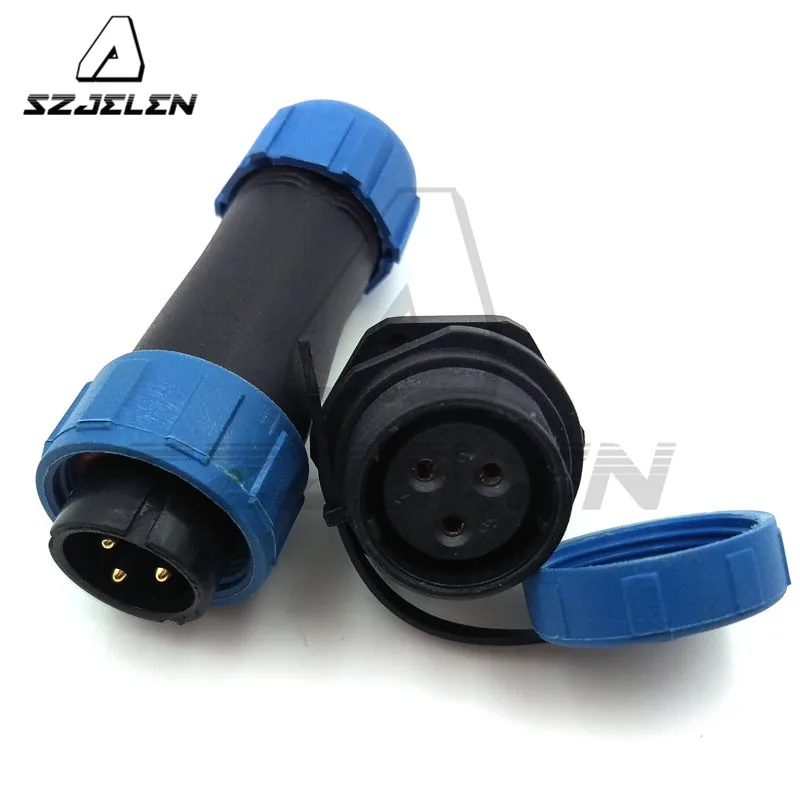 Тип SP17 3 контактный проводной разъем вилки и розетки автомобильный