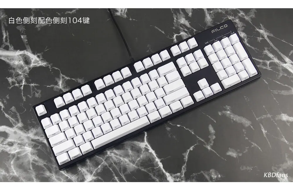 Боковая печать 108 клавиш смешанные цвета OEM профиль толстые pbt брелки съемник для wried usb mechaniacal игровая клавиатура