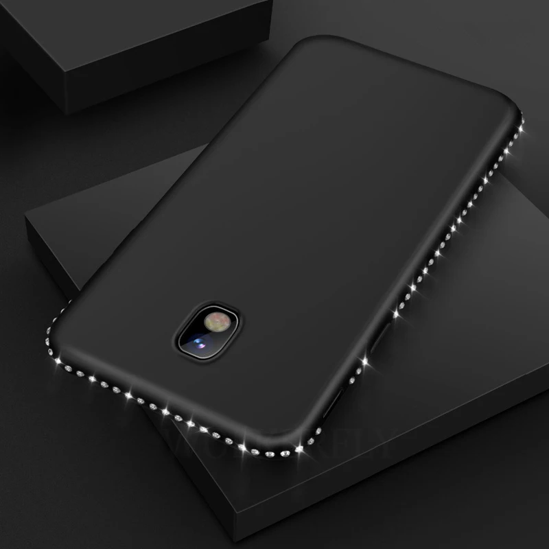 Силиконовый чехол для samsung Galaxy S10 плюс S8 S9 J3 J5 J7Pro A3 A5 A7 J6 J8 J4 A8 A6 A7 S7 край диаманта Bling чехол