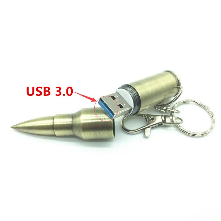 Высокая скорость USB 3 0 Brozen металлическая в форме пули натуральная 64 ГБ 8 16 32 карта