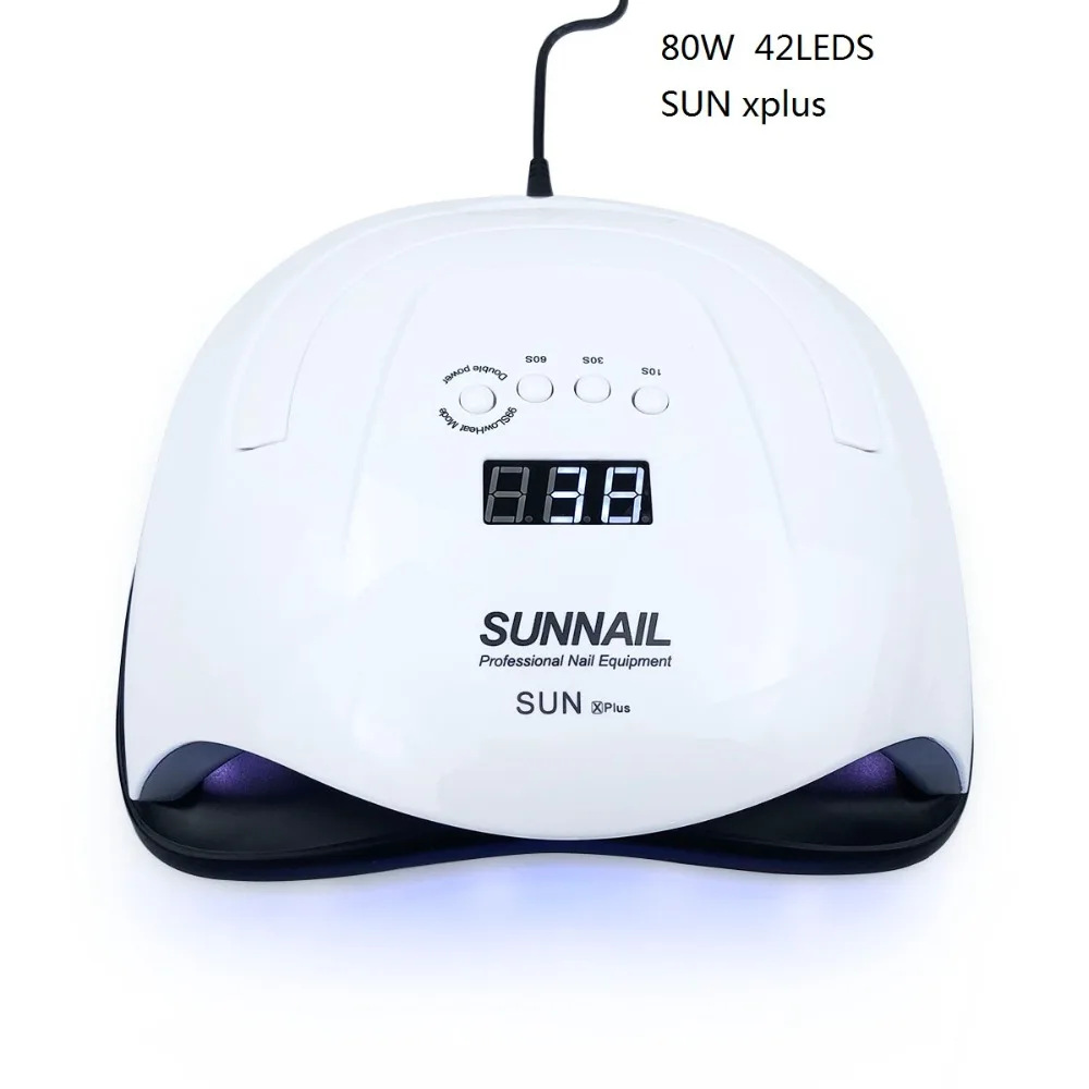 Бренд 54 W/80 W ноготь для лампы SUNX plusNail сушилка всех гель лаков не повредит руку