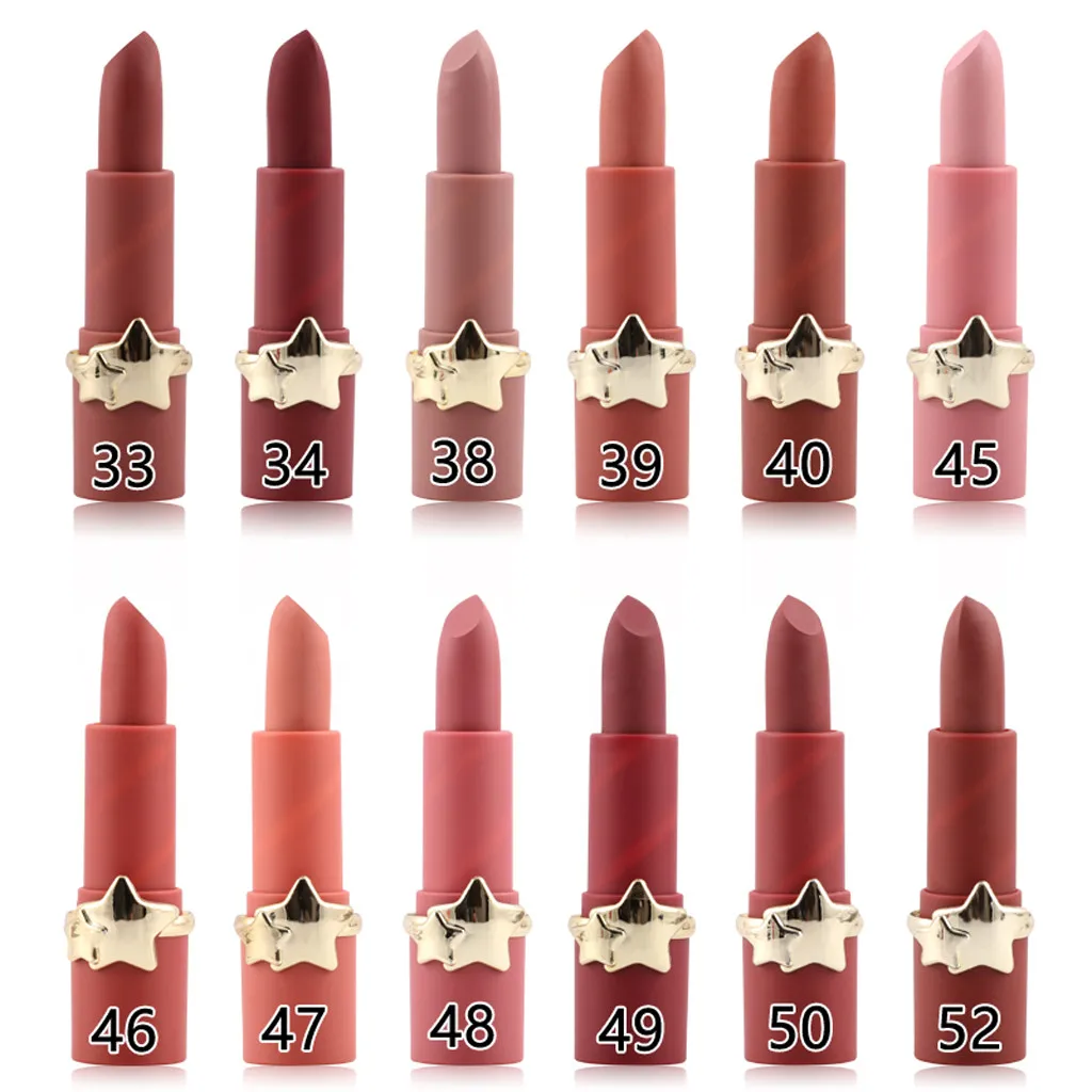 MISS ROSE 12 цветов матовая губная помада водонепроницаемая Макияж для губ maquillajes para