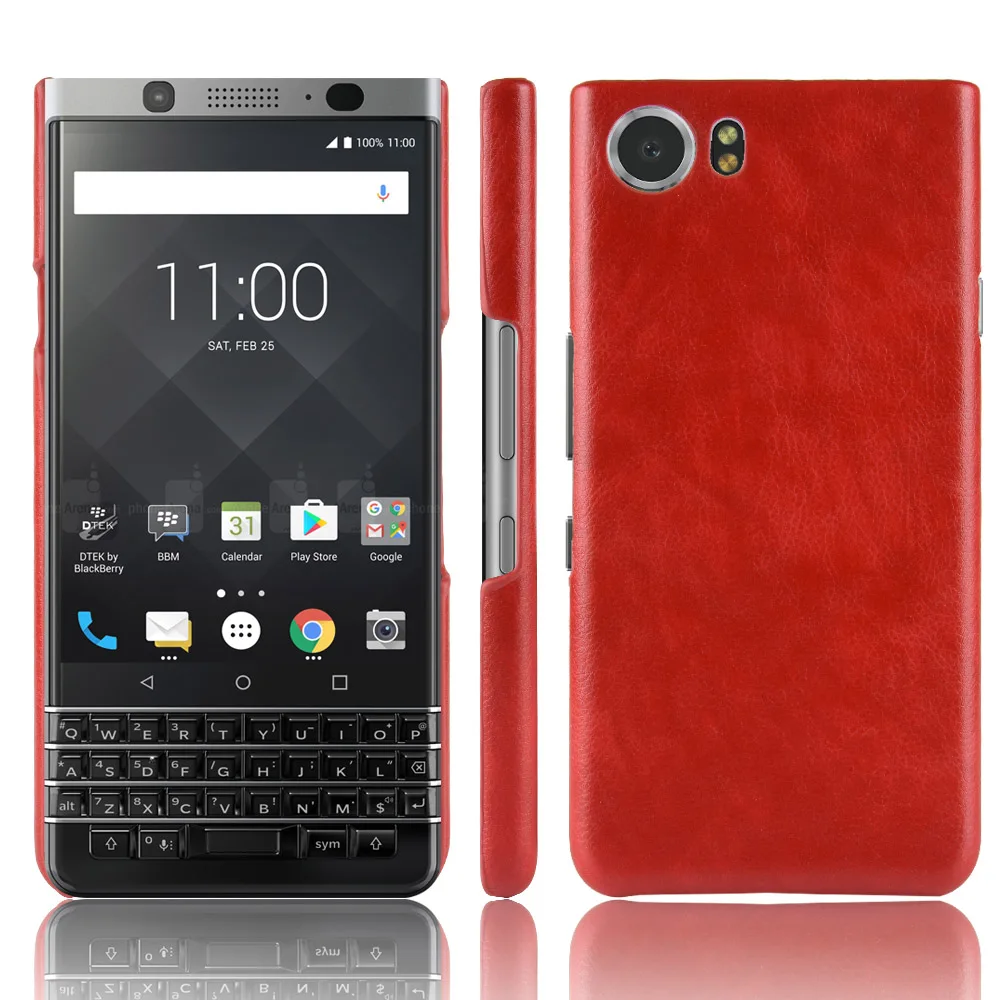 Жесткий Чехол для Key1 Key2 чехол из искусственной кожи с зернистой фактурой Blackberry Key