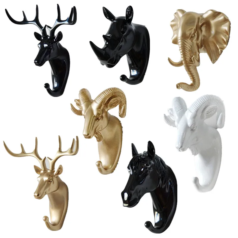 Крючок для двери пальто одежда шапка сумки настенный крючок из смолы животное