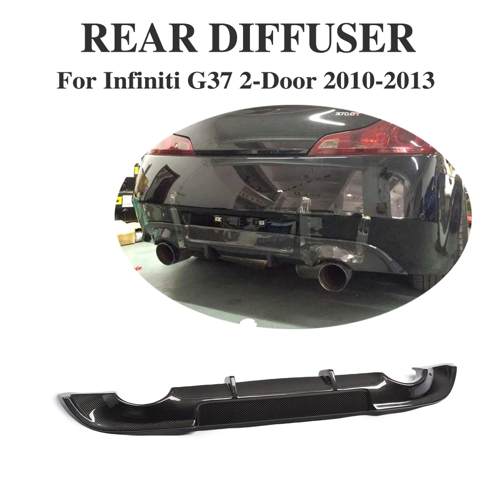 Фабрика Реальные углеродного волокна/FRP черный диффузор губа на задний бампер