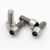 m6x16mm titanium ti screws bolts taper head screws bike bicycle bolt screw 4pcslot